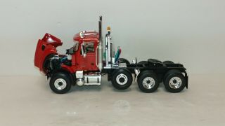 First Gear 1/34 red 4 axle Mack Granite heavy haul tractor no box 2