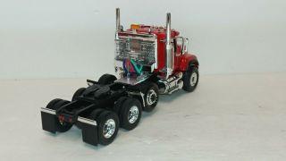First Gear 1/34 red 4 axle Mack Granite heavy haul tractor no box 3