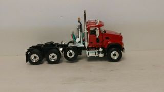 First Gear 1/34 red 4 axle Mack Granite heavy haul tractor no box 4