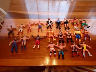 Rare Vintage Wwf And Wcw Wrestling Figures 1990
