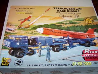 Renwal (revell) No.  85 - 7812 1:32nd Scale U.  S.  A.  Teracuzer With Mace Missle