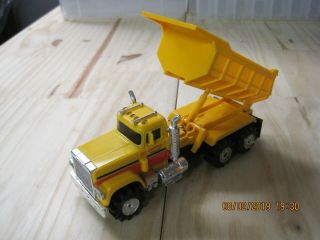 SCHAPER STOMPER MACK Dump Truck heavy hauler semi - yellow 2