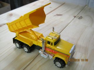 SCHAPER STOMPER MACK Dump Truck heavy hauler semi - yellow 3