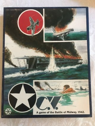 C.  V.  A Game Of The Battle Of Midway 1942 - Yaquinto Publications