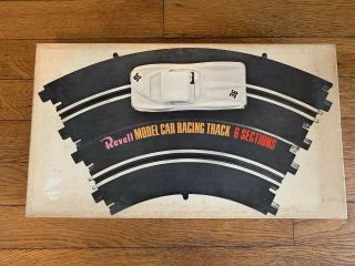 Vintage Revell Model Racing Track 6 Sections Curved