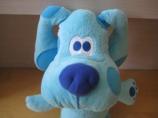 Talking Blues Clues Blue Dog Plush Soft Stuffed Toy Doll Nickelodeon Viacom 2