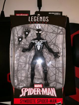 Marvel Legends Kingpin Wave Spider - Man Symbiote Black Suit No Baf
