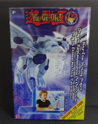 Yu - Gi - Oh Mattel Blue - Eyes Shining Dragon Deluxe Model Kit Snap - Fit 17 " 2005
