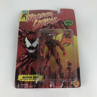 Vintage 1994 Toy Biz Maximum Carnage Action Figure Marvel Spider - Man