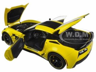 BoxDented 2016 CHEVROLET CORVETTE C7 Z06 C7R RACING YELLOW 1/18 BY AUTOART 71260 2