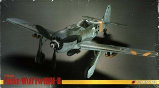 Trimaster 1:48 Focke Wulf Fw - 190 F - 8 Plastic Aircraft Model Kit Mab - 105u1