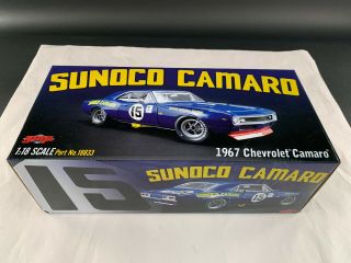 Gmp 1:18 1967 Chevy Trans Am Camaro - 15 Sunoco Racing - Mark Donohue (18833)