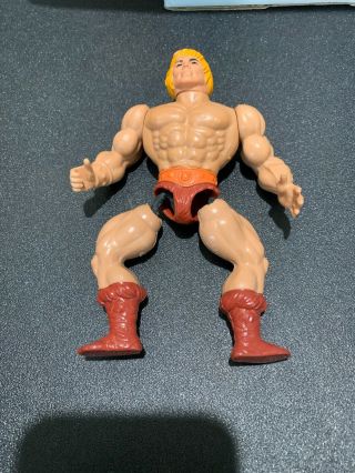 1981 Mattel Masters Of The Universe He - Man Action Figure Legs Detached