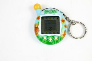 Tamagotchi Connection V4 Light Blue with Sunflowers FULLY FRESH BATTERY 2