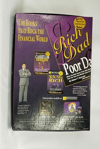 2012 Cashflow 101 Board Game Rich Dad Poor Dad By Robert Kiyosaki 2