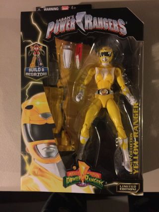 Mighty Morphin Power Rangers Legacy Yellow Ranger Action Figure