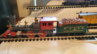 Lionel 1862 " The General " Locomotive And Tender With 2 Passenger Cars.