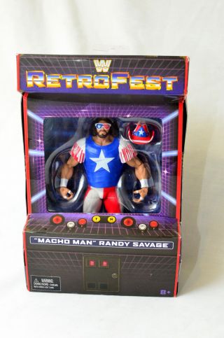Macho Man Randy Savage Wwe Mattel Elite Retrofest Action Figure Toy Fnw70