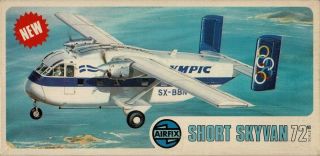 1/72 Airfix 04018; Short Skyvan Olympic & Sultan Of Oman Air Force First Edition