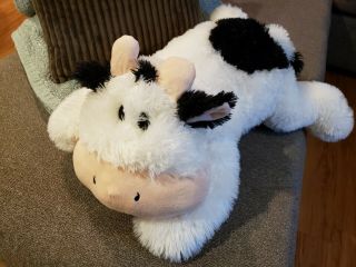 Goffa 27 " Jumbo Plush Cow Soft Fluffy Floppy Stuffed Animal
