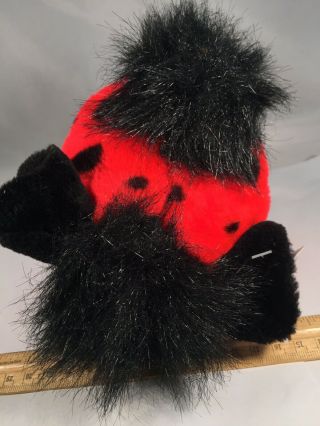 Tiger Furby Stuffed Toy Red With Black Dots 1999 Nanco With Tags 3