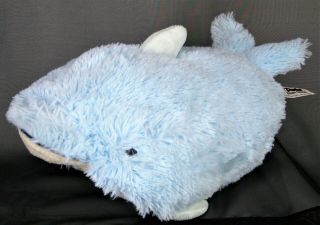 Pee Wees Pillow Pets Dolphin Baby Blue White