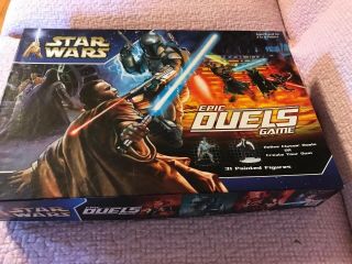Star Wars Epic Duels Board Game 2002 Milton Bradley W/ Box Complete