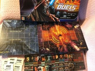 Star Wars Epic Duels Board Game 2002 Milton Bradley w/ Box Complete 7