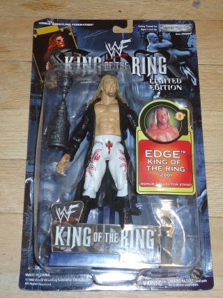 2002 Wwf Wwe Jakks Edge King Of The Ring Trophy Wrestling Figure Moc Limited Ed