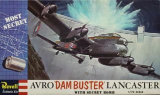 Revell 1:72 Avro Lancaster Dam Buster With Secret Bomb Plastic Kit H - 202u