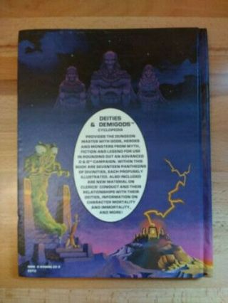 Advanced Dungeons and Dragons Deities & Demigods 1980 TSR game book A D&D 128 pg 2