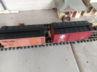 ARISTO - CRAFT G SCALE 4 BOXCARS,  TANKER & CABOOSE 6