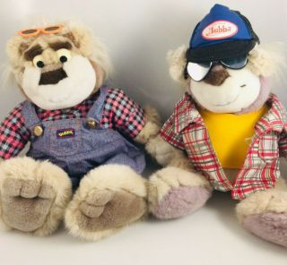 2 Real Talkin Bubba Electronic Talking Toy Plush Bear 1997 And 2003