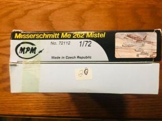 MPM Messerschmitt Me 262 Mistel Kit Unbuilt 2