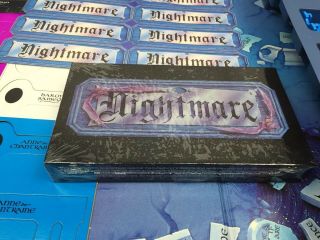 Nightmare The Video Board Game VHS 1991 Chieftain Games - Complete,  Mostly 3