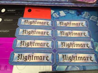 Nightmare The Video Board Game VHS 1991 Chieftain Games - Complete,  Mostly 4