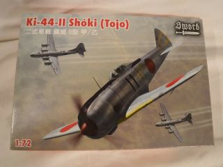 1/72 Sword Japanese Kawasaki Ki 44 Ii Shoki Tojo 72042