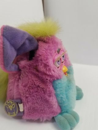 Vintage 1999 Furby Babies Pink and blue Tiger Electronics 6