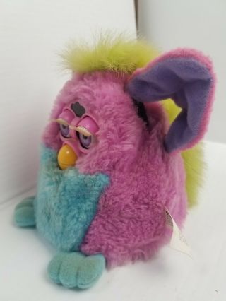Vintage 1999 Furby Babies Pink and blue Tiger Electronics 7