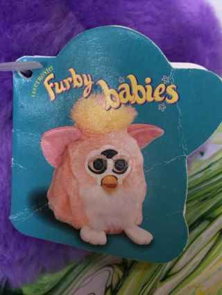 1999 Model 70 - 940 Purple/green Furby Baby - With Hang Tag 4