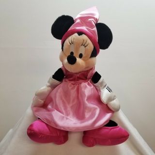 Disnleyland Princess Minnie Mouse Plush Doll Walt Disney World Stuffed Doll 17 "