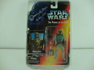 Boba Fett Rare Authentic Signed In Person Action Figure Star Wars Jeremy Bulloch