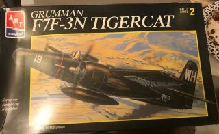 Amt/ertl Grumman F7f - 3n Tigercat 1/48 Scale,  Model 8842 Parts Are