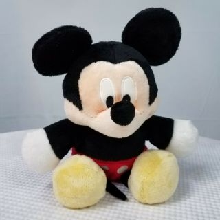 Disney Just Play Mickey Mouse Plush Stuffed Toy 11 Inches Collectible W99