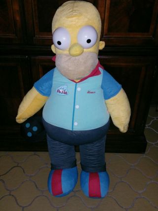 42 " Homer The Simpsons Large Giant Big Plush Stuffed Doll Toy Bowling Ball