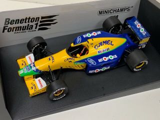 1/18 Minichamps Benetton For B191 Camel M.  Schumacher 1991 Formula 1 100910119