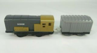 Thomas & Friends Trackmaster motorized train engine Dodge w box car 3