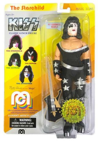Kiss Mego Paul Stanley 8 Inch Figure Official Licensed Music Icon Series