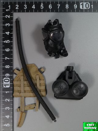 1:6 Scale Soldier Story Us Navy Eodmu - 11 Ss055 - M40a1 Mask W/ Papr Kit