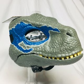 Jurassic World Velociraptor Blue Dinosaur Rivals Mask Jp Halloween Costume
